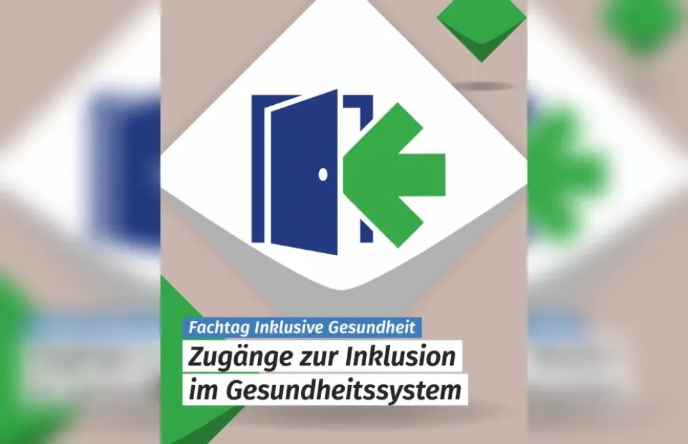 Logo Fachtag Inklusive Gesundheit. Zugänge zur Inklusion im Gesundheitssystem.