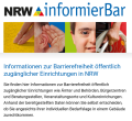 Ausschnitt der informierbar-Website mit Logo und Kopfgrafik