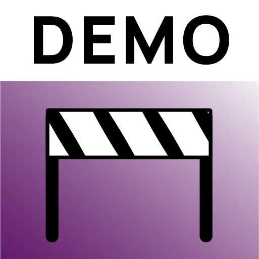 App-Icon der Demonstrator-App im lila Teilhabe 4.0-Design