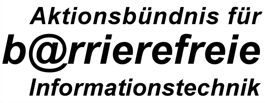 Logo Aktionsbündnis für barrierefreie Informationstechnik