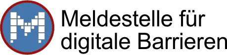 Logo Meldestelle für digitale Barrieren